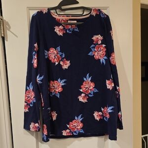 Joules Navy Floral Women's Harbour Top